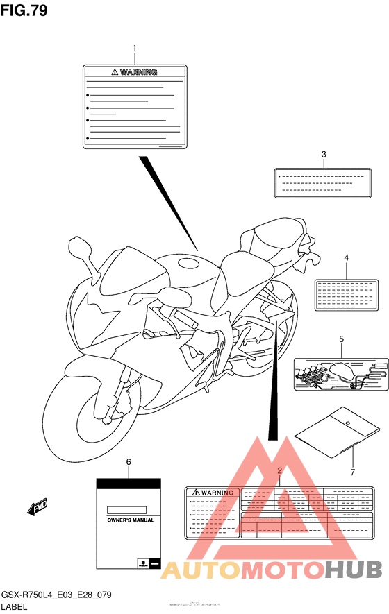 Label (Gsx-R750L4 E33)