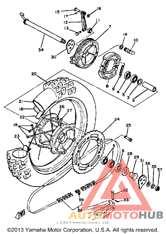 Переднее колесо