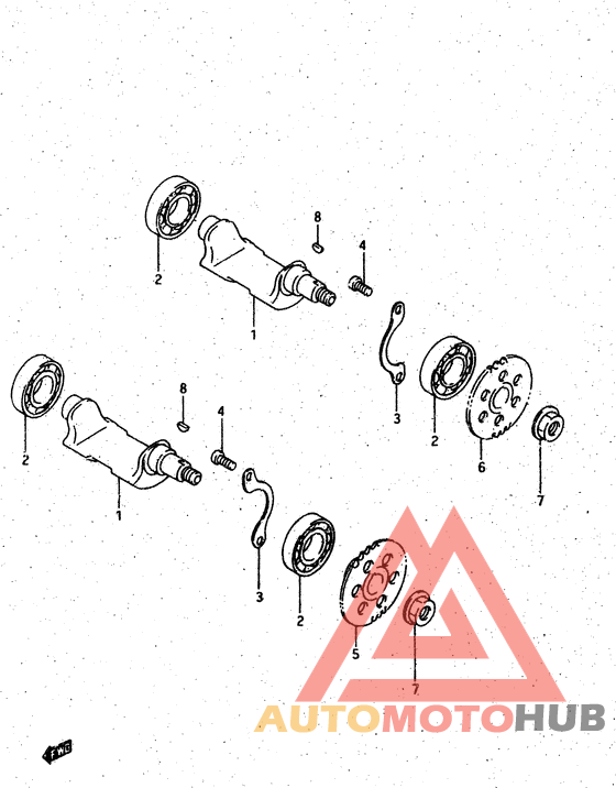 Балансир кривошипа