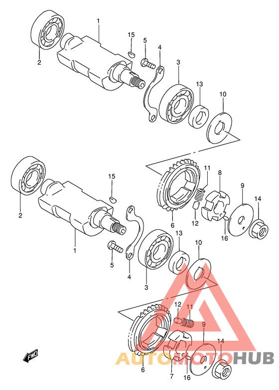 Балансир кривошипа