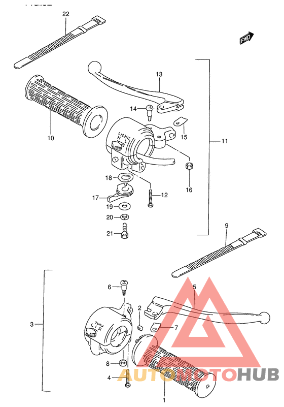 Рулевой рычаг