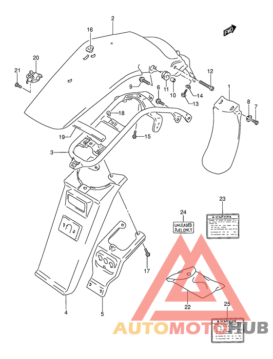 Заднее крыло
