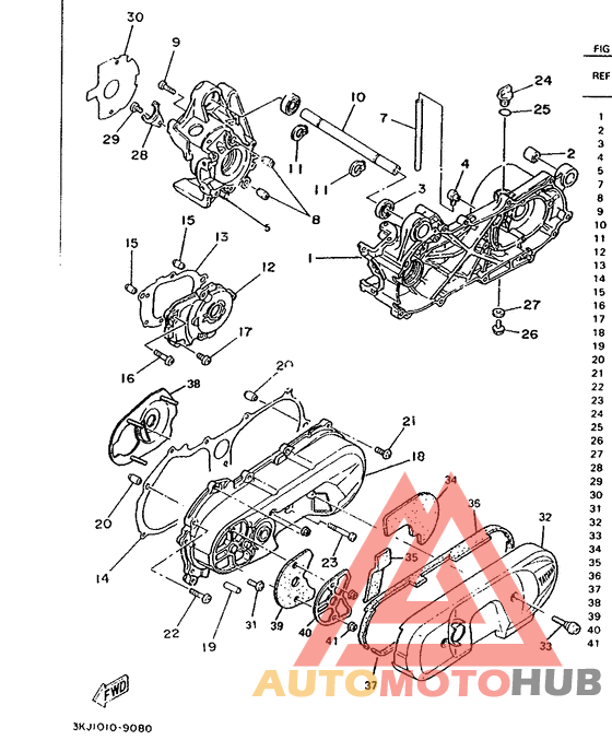 Картер двигателя