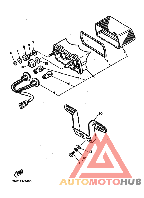 Taillight unit ass`y