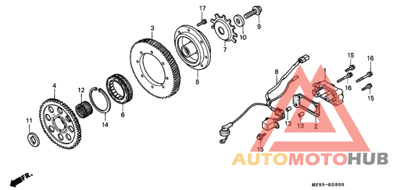 Муфта стартера