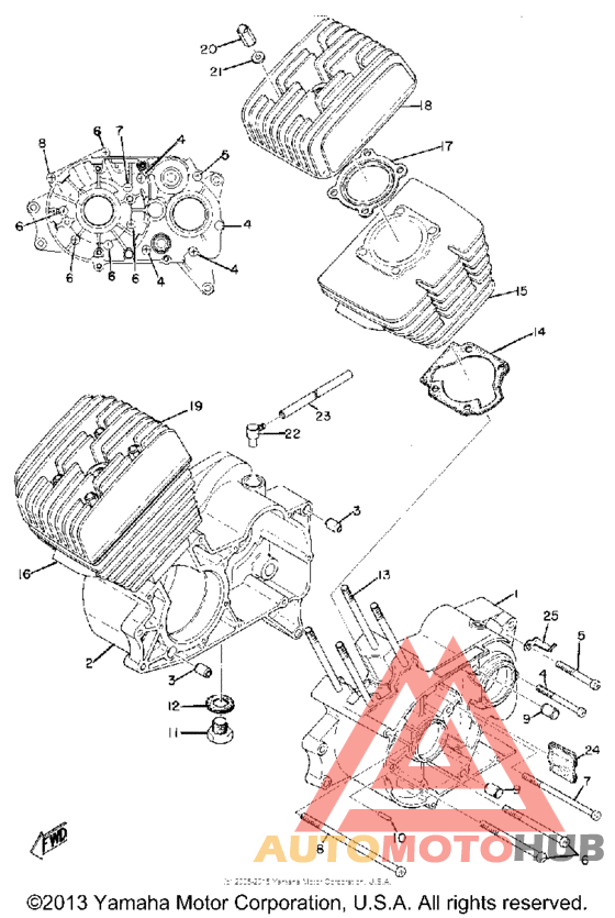 Cylinder - crankcase