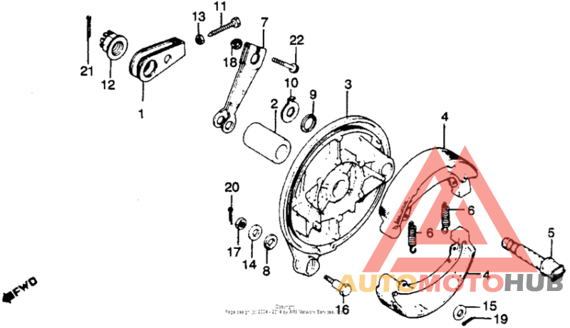 Задний тормоз