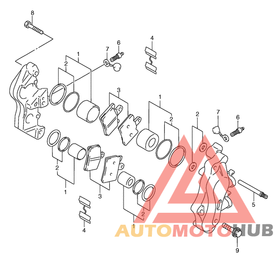 Передний суппорт