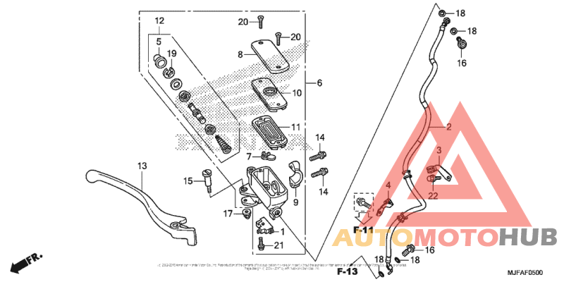Front Brake Master Cylinder (1)