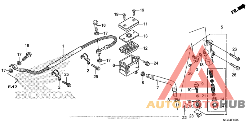Rear Brake Master Cylinder (1)