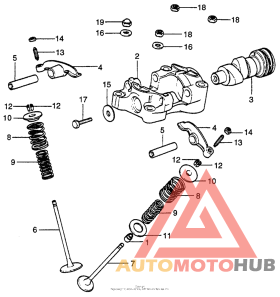 Camshaft + vavle