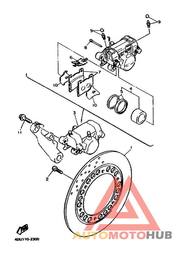 Задний суппорт