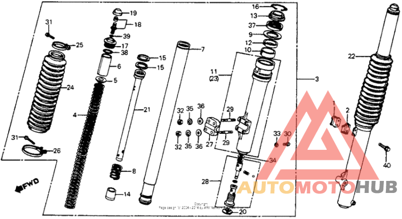 Front shock absorber 82