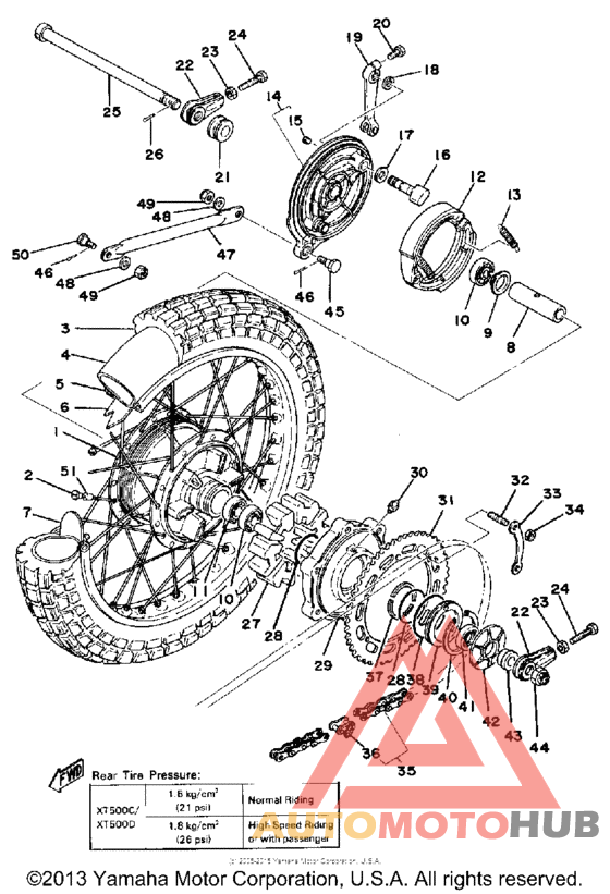 Переднее колесо