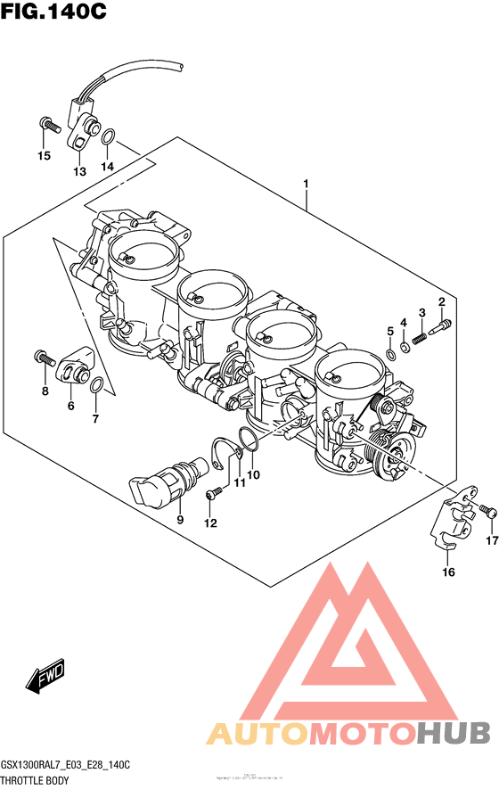 Throttle Body (Gsx1300Ral7 E33)