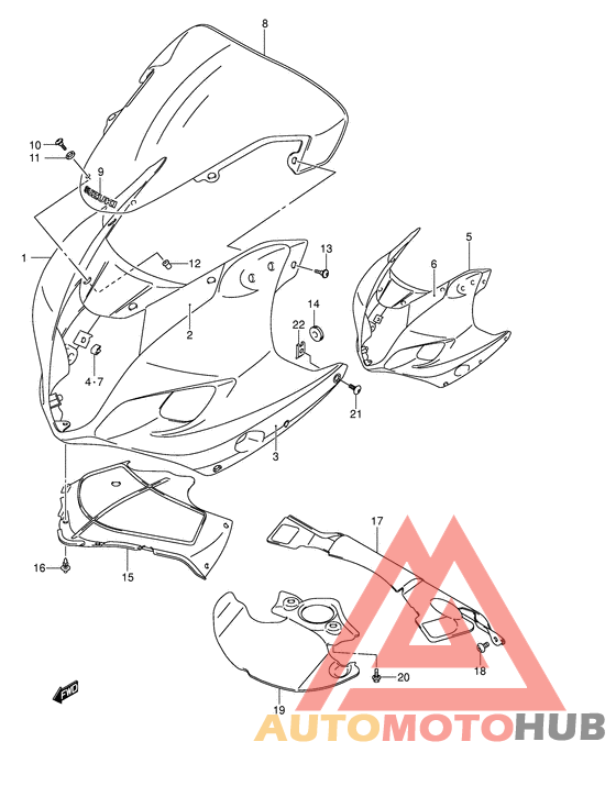 Cowling body