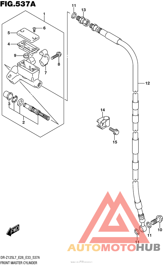 Front Master Cylinder (Dr-Z125L E28)