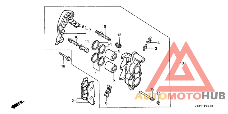 Передний суппорт
