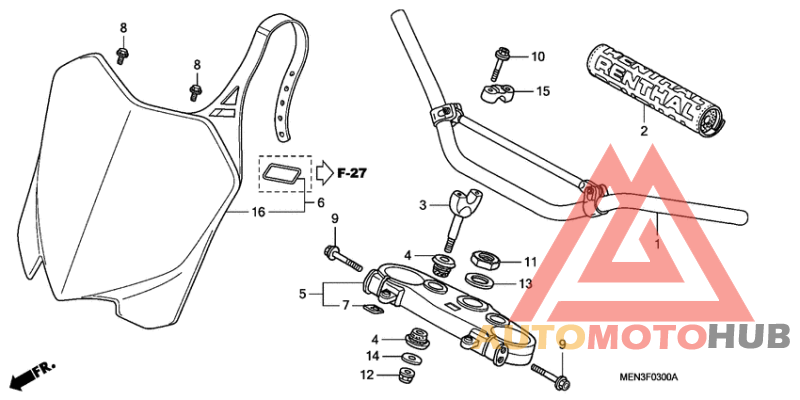 Handle pipe/top bridge