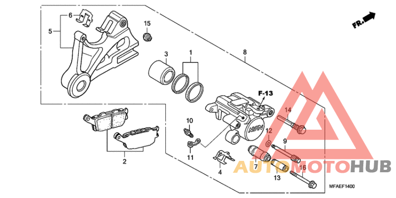 Задний суппорт