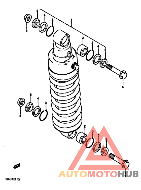 Задние амортизаторы