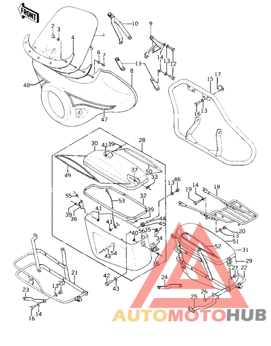 Fairing/guards/saddlebags