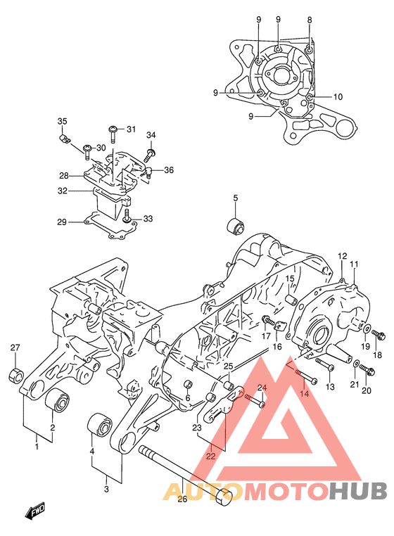 Картер двигателя