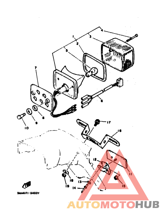 Taillight unit ass`y