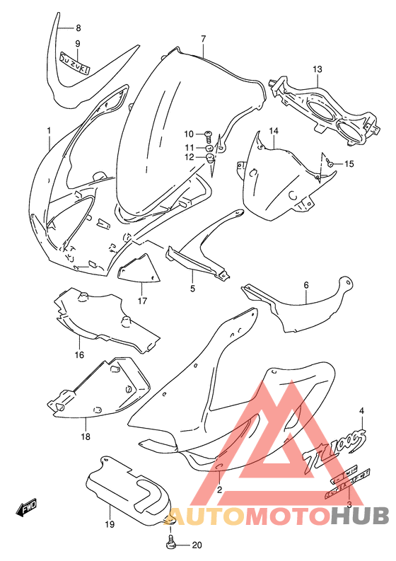 Cowling body