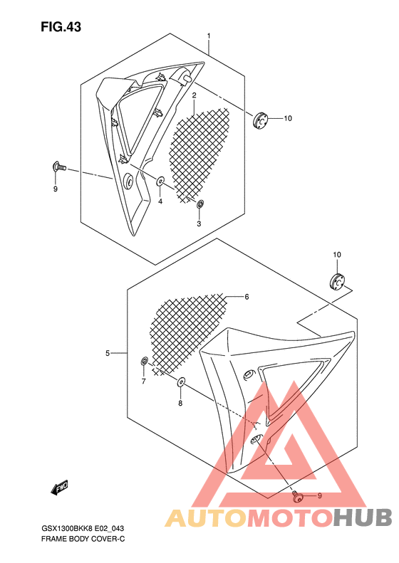 Frame body cover