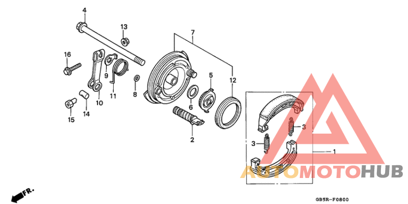Передний тормоз