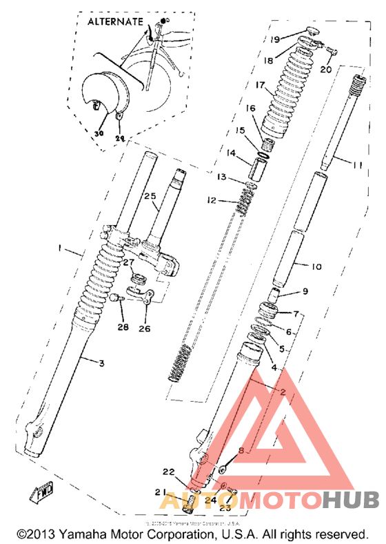 Передняя вилка