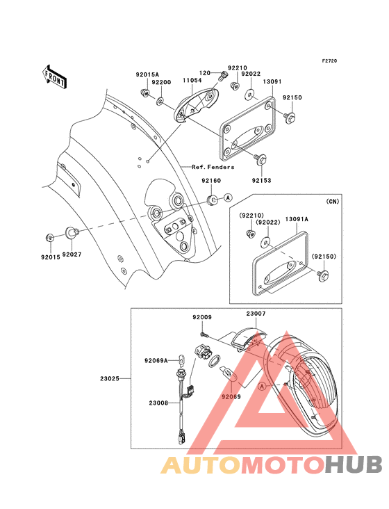 Taillight unit ass`y