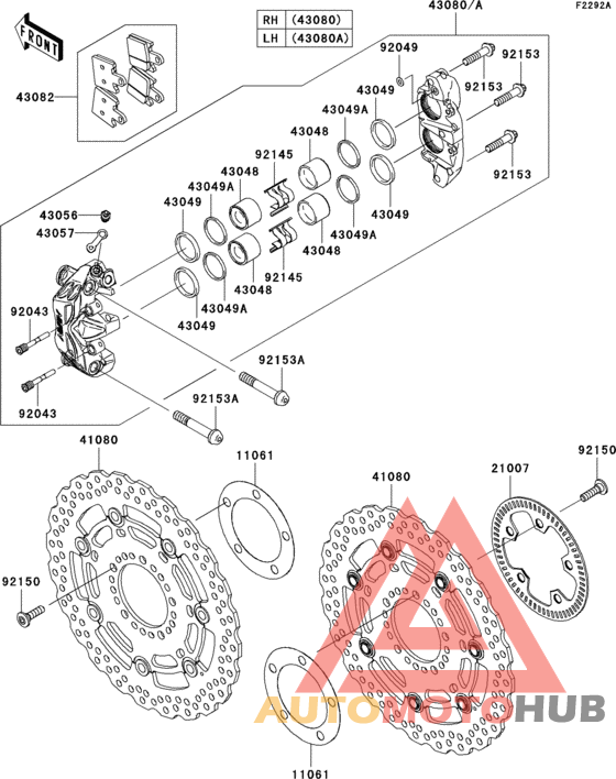 Front brake(dbf)