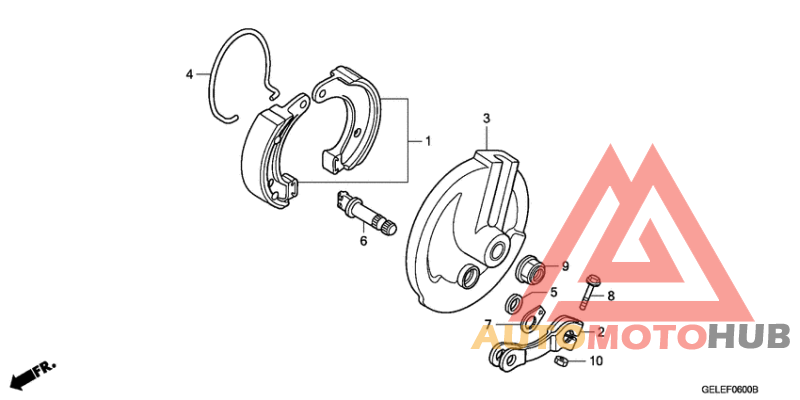 Передний тормоз