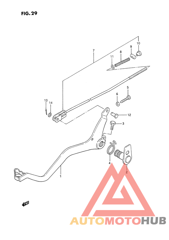 Передний суппорт