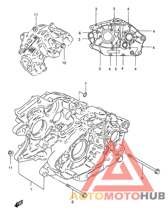 Картер двигателя