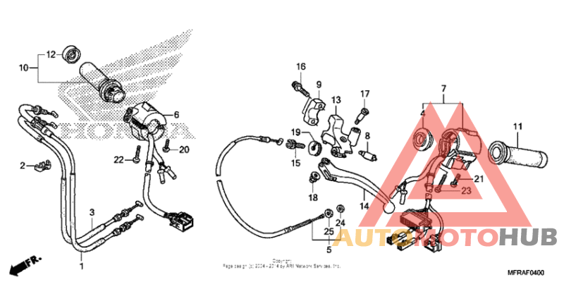 Handle switch + cable