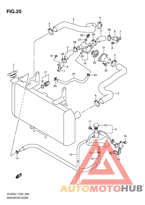 Радиатор hose