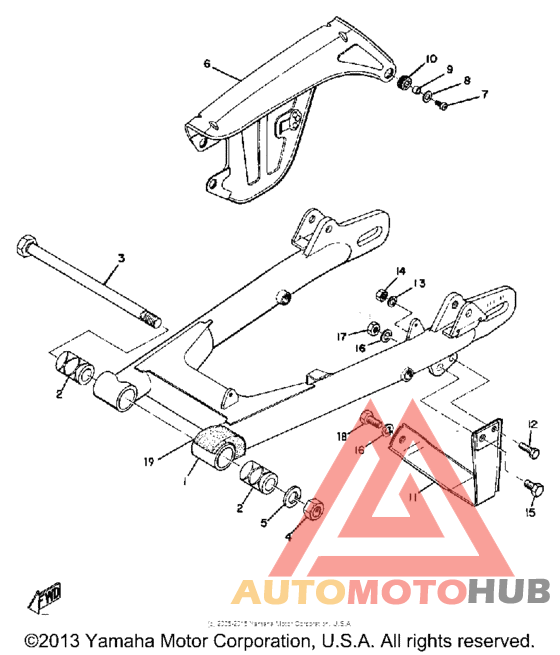 Rear arm & chain case