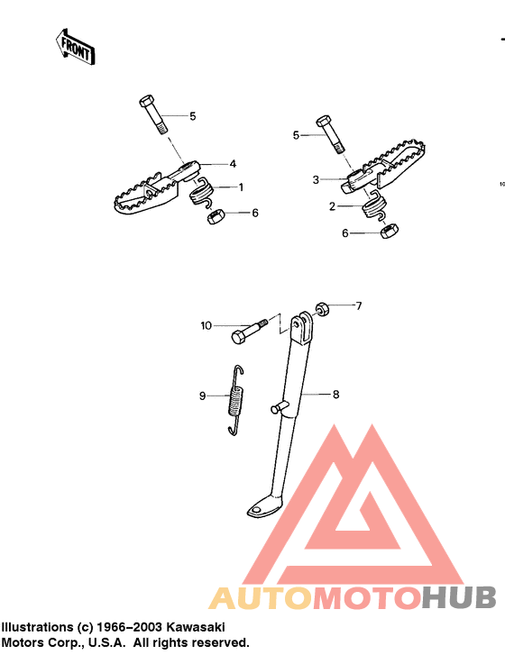 Footrests/stand