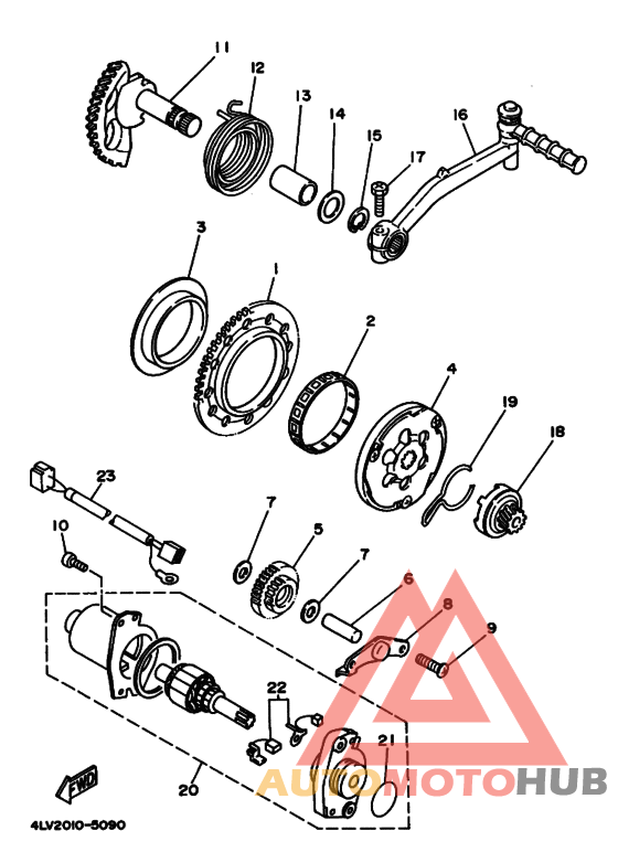 Муфта стартера