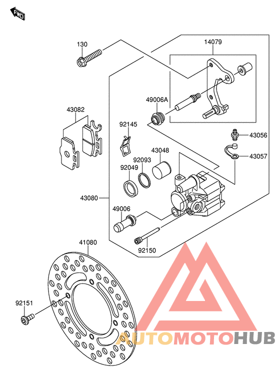 Передний суппорт