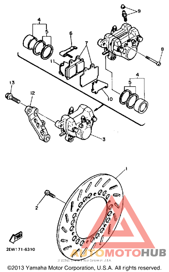 Задний суппорт