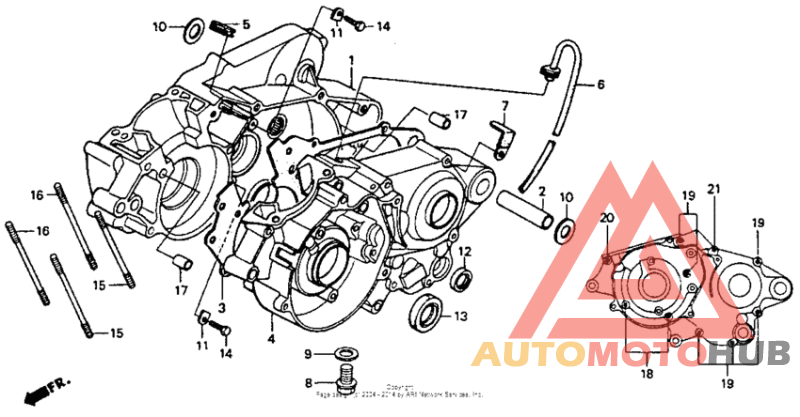 Картер двигателя