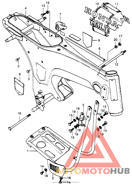 Frame + crankcase protector