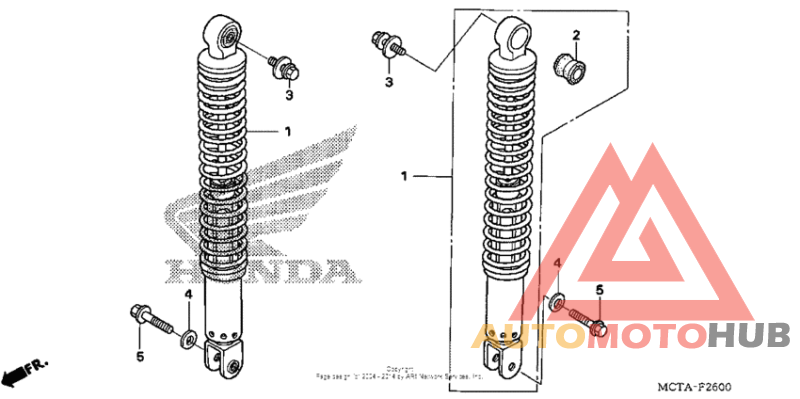 Задние амортизаторы