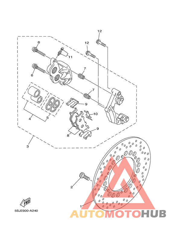 Передний суппорт