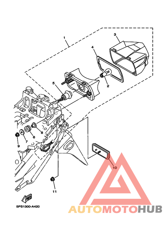 Taillight unit ass`y