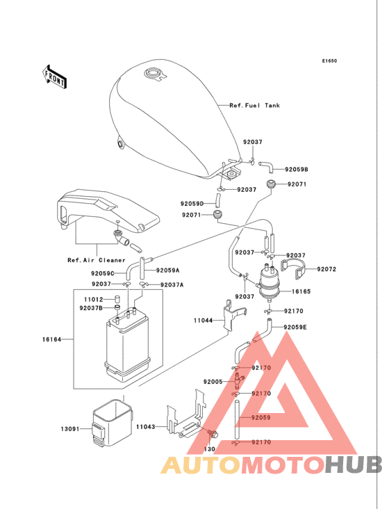 Fuel evaporative system(1/2)(ca)